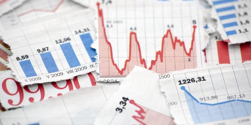 financial charts from newspapers rate of change