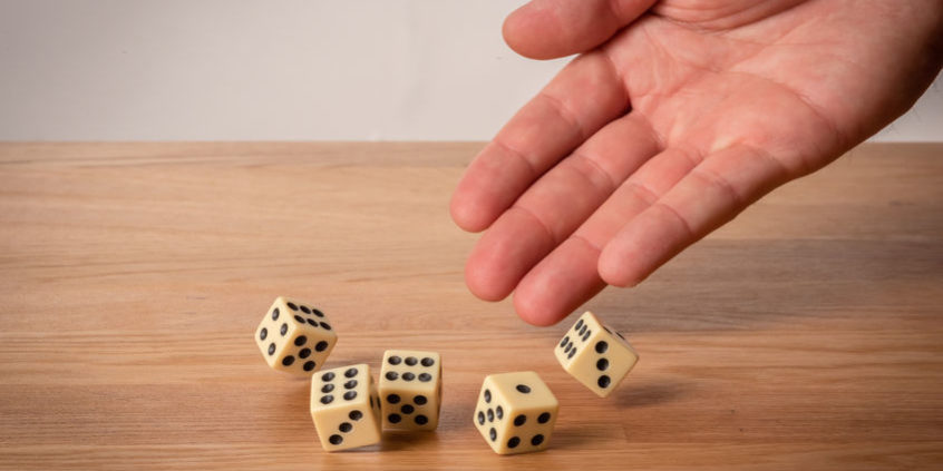 take risks | rolling dice