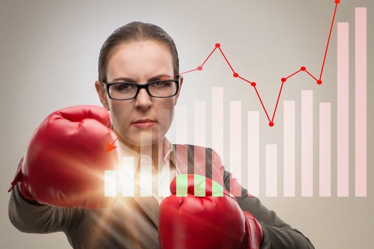 trader wearing boxing gloves | bond market