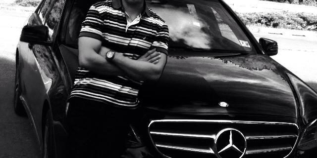 Ketan and his new Mercedes Benz