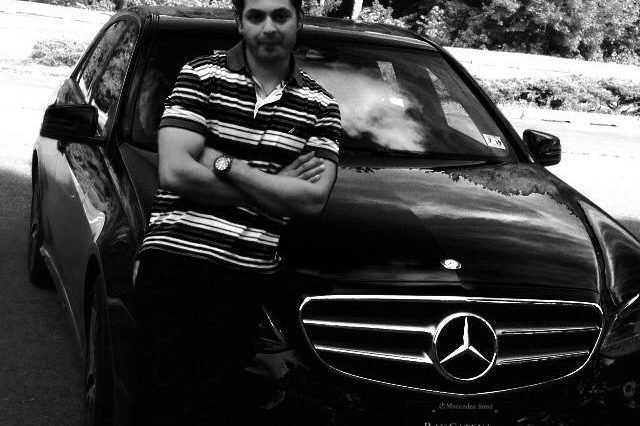 Ketan and his new Mercedes Benz