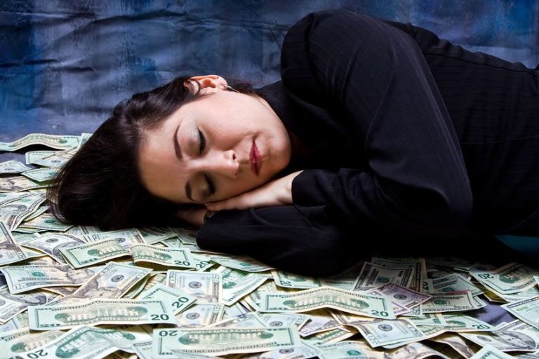 sleeping on a pile of money | protect your market gains