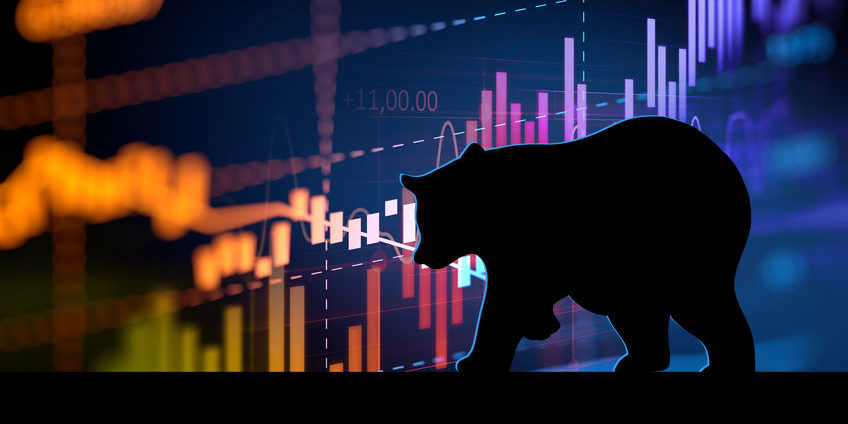 bear in front of stock chart | spx 500 chart