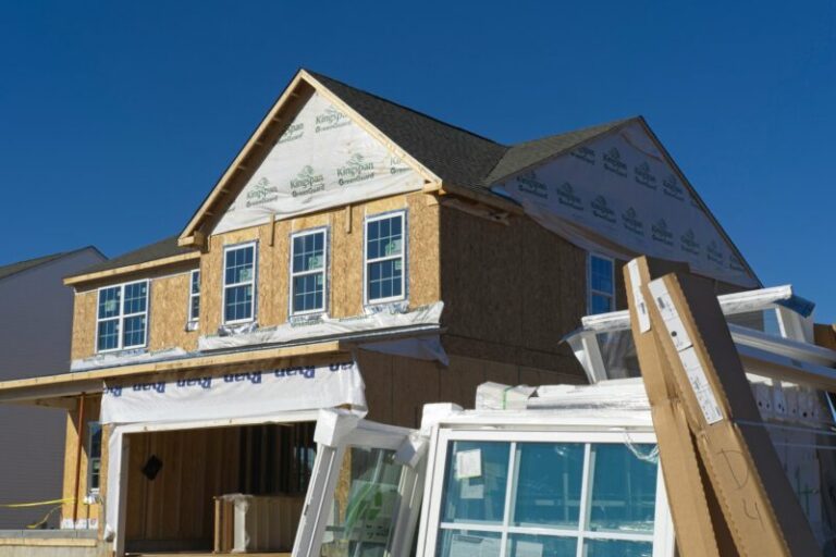 New home under construction | housing market data