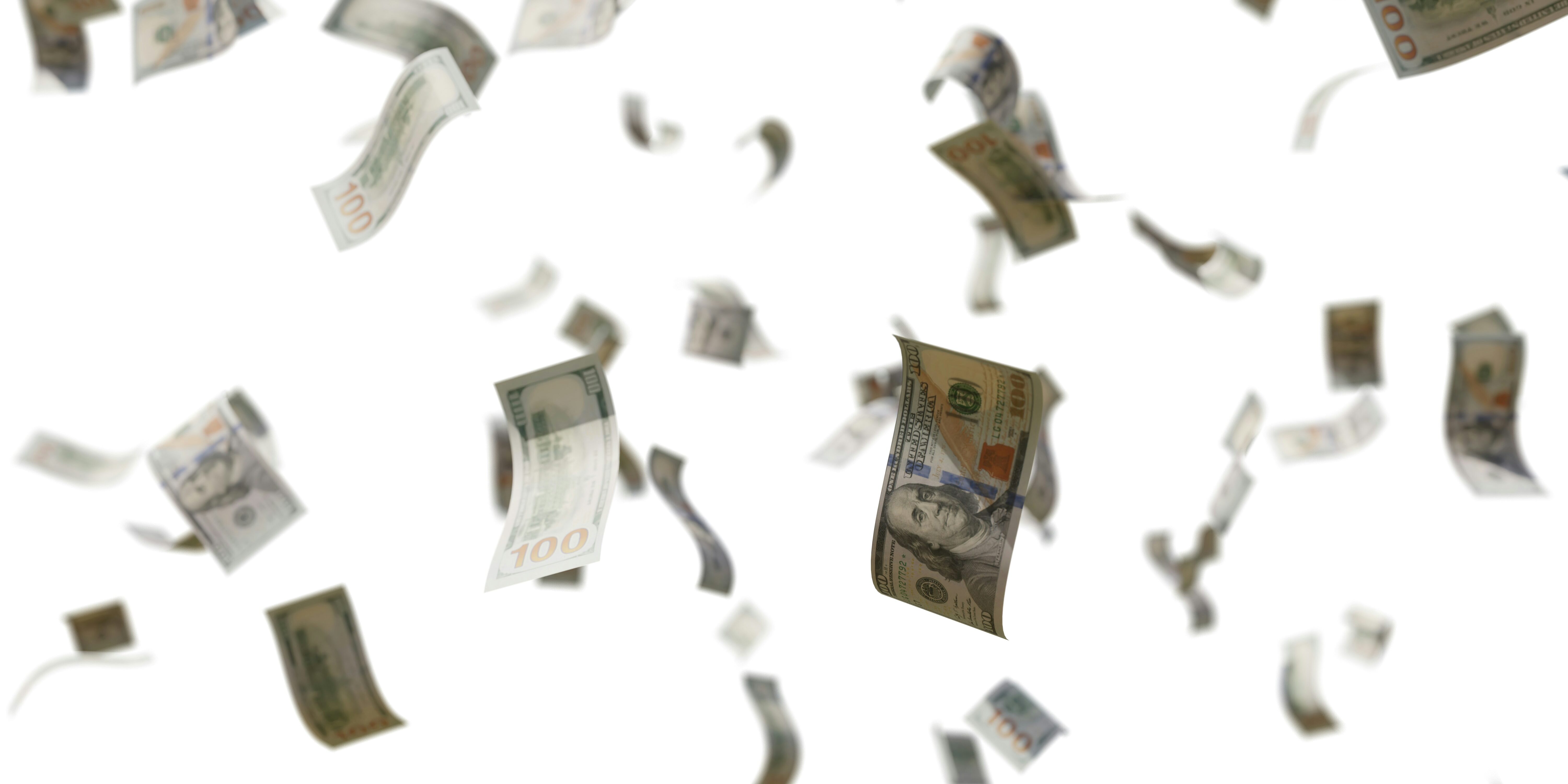 dollar bills falling | option flow
