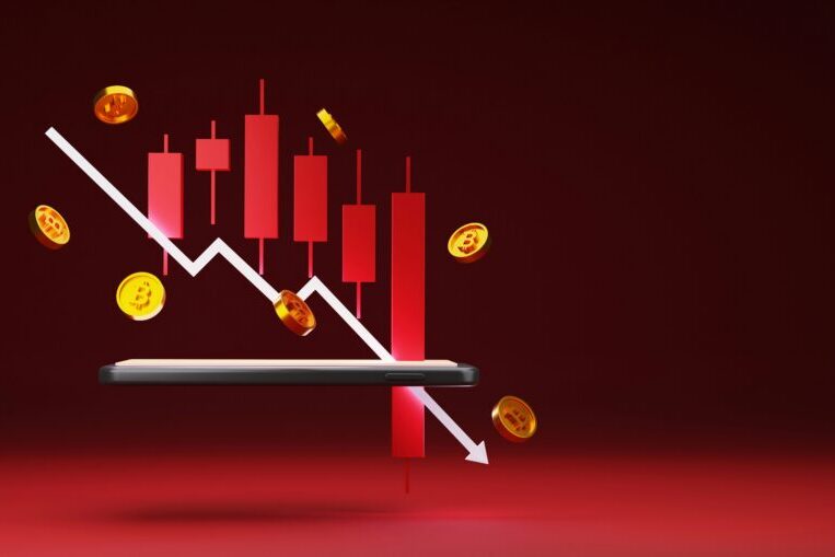 bear stock chart illustration | realized volatility