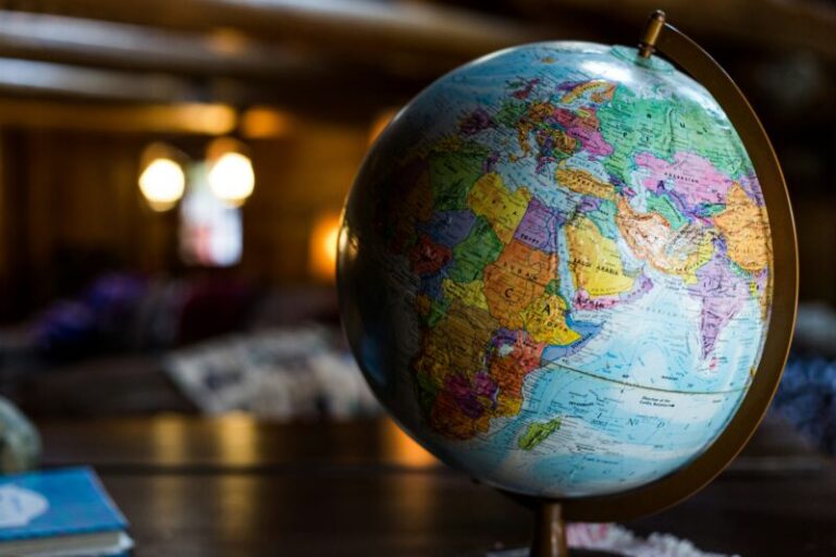 globe on a desk | diversify your stock portfolio